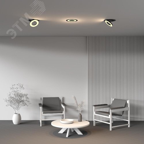 Светильник встраиваемый Vector DL102-12W2.7K-B Черный - фото 6