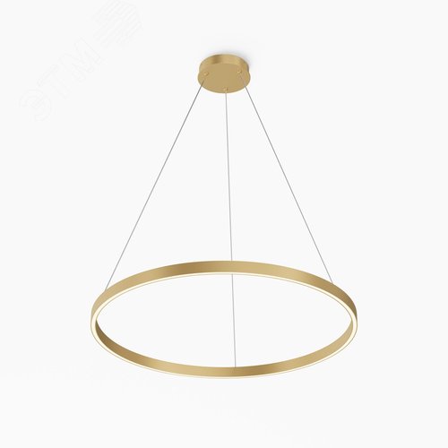 Светильник подвесной Rim LED 51W Латунь - фото 3