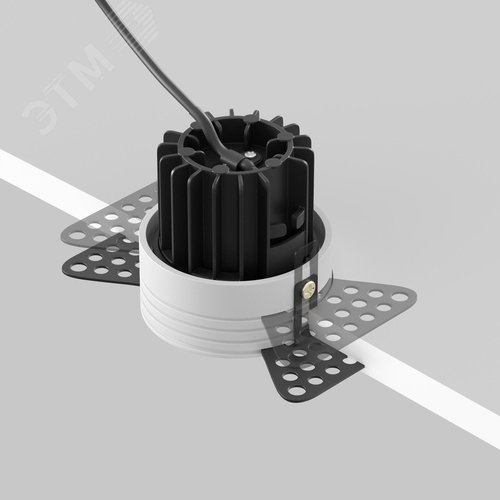 Светильник встраиваемый Round DL058-7W2.7K-TRS-B Черный - фото 6