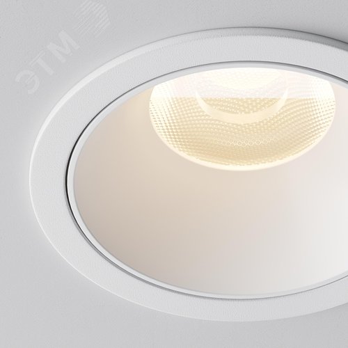 Светильник встраиваемый Downlight Alfa LED 3000K 15Вт 60 град IP20 CRI90 Белый круглый 63х85мм 1520Лм - фото 5