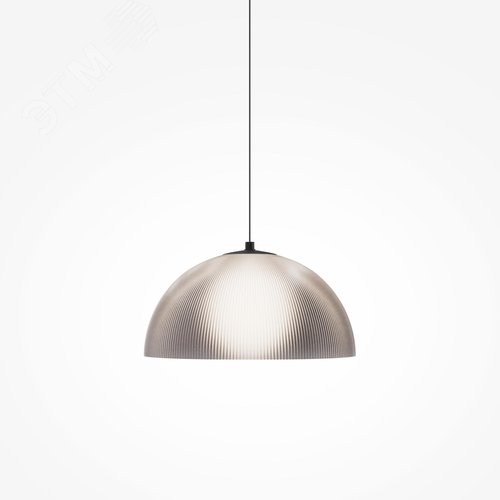 Светильник подвесной Batten 3000К 20Вт, LED черный, абажур серый - фото 5