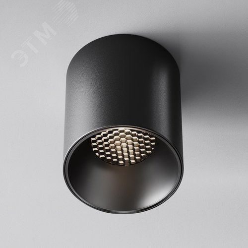 Светильник потолочный Alfa LED LED 12W Черный - фото 4