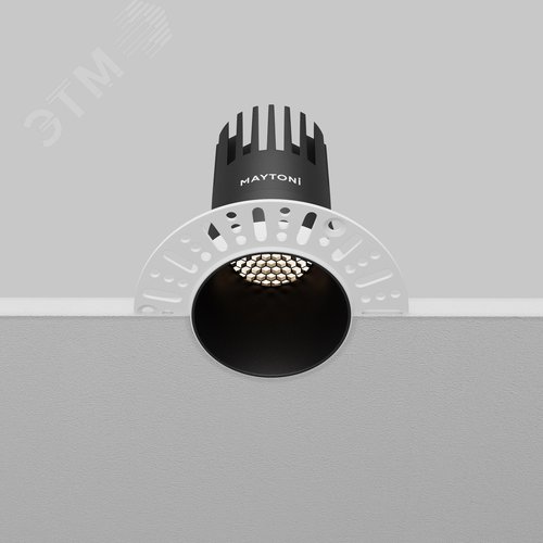 Светильник встраиваемый Dip DL120-10W-4K-TRS-B Черный - фото 8