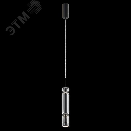 Светильник подвесной Ordo LED 8W Черный - фото 4