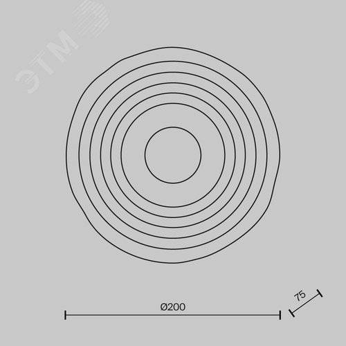 Светильник настенный (бра) Maytoni MOD343WL-L5BS3K Латунь - фото 6