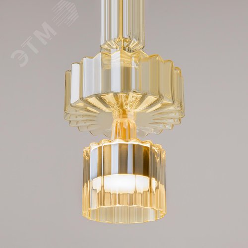 Светильник подвесной Level LED 12W Латунь - фото 3