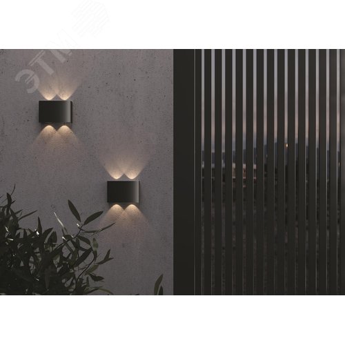 Подсветка архитектурная Outdoor Show IP 54 LED 4W 3000 K Графит - фото 7