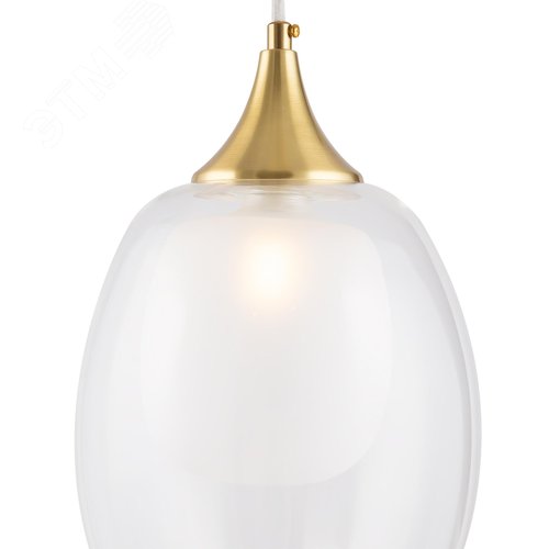 Светильник подвесной Aura E14х1х60W Латунь - фото 3