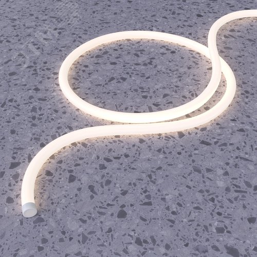 Неон гибкий D22 24В 16Вт/м 3000K IP67 5м 200881 - фото 3