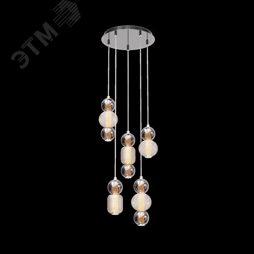 Светильник подвесной Drop LED 80W Хром - фото 4