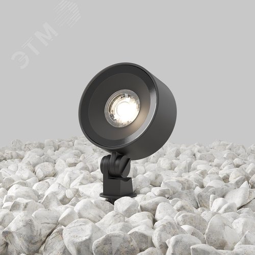 Светильник ландшафтный Outdoor Core IP 65 LED 25W 3000 K Черный - фото 4
