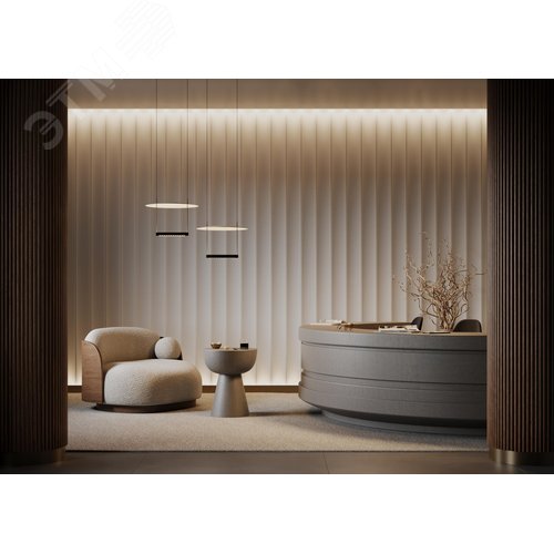 Светильник подвесной Ambience LED 23W Черный - фото 3