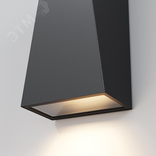 Подсветка архитектурная Outdoor Times Square IP 54 LED 6W 3200 K Черный - фото 4