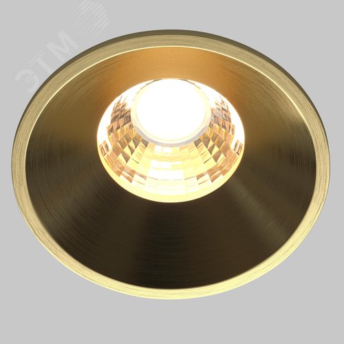 Светильник встраиваемый Round DL058-7W3K-BS Латунь - фото 2