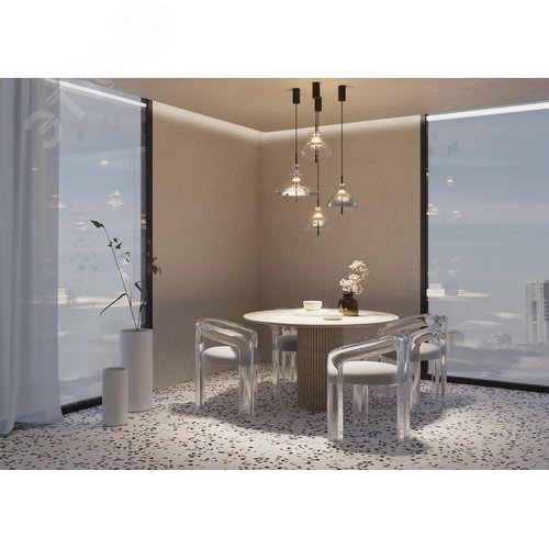 Светильник подвесной Bangkok LED 12W Черный - фото 5