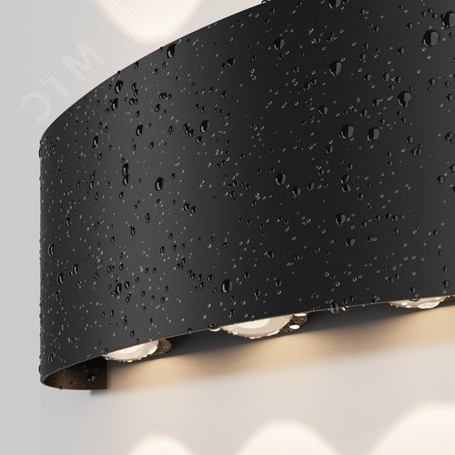 Подсветка архитектурная Outdoor Strato IP 54 LED 6W 3000 K Черный - фото 4