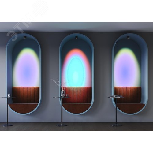 Светильник потолочный Lens LED 15W Черный - фото 2