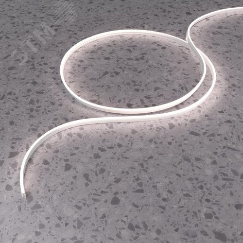 Неон гибкий 12x6 24В 10Вт/м 4000K IP67 5м 432030 - фото 3