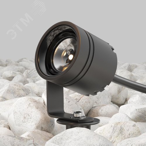 Светильник ландшафтный Outdoor Clyde IP 65 LED 3W 3000 K Графит - фото 5