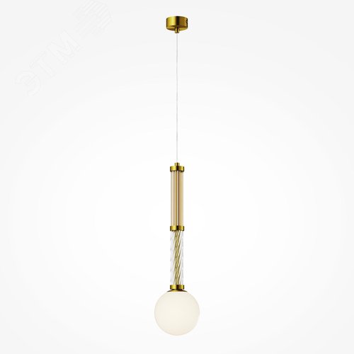 Светильник подвесной Teatro G9х1х28W Латунь - фото 5