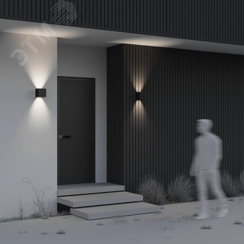 Подсветка архитектурная Outdoor Fulton IP 54 LED 20W 3000 K Черный - фото 4