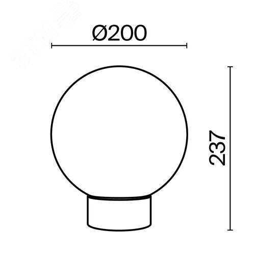 Светильник настольный Basic form E14х1х40W Золото - фото 3