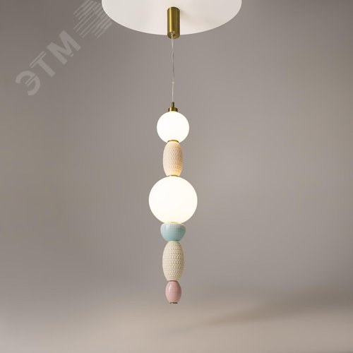 Светильник подвесной Adore LED 24W Латунь - фото 6