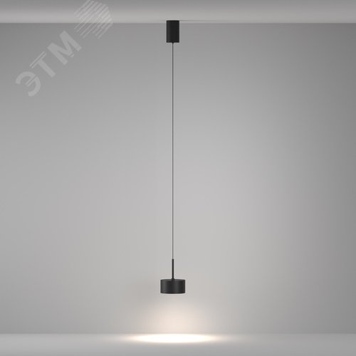 Светильник подвесной Glare LED 12W Черный - фото 3