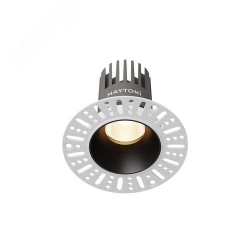 Светильник встраиваемый Dip DL119-10W-3K-TRS-B Черный - фото 1