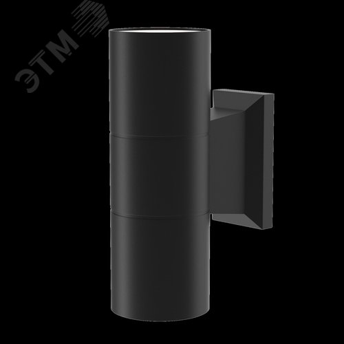Светильник настенный (бра) Outdoor Bowery IP 54 GU10х2х50W Черный - фото 3