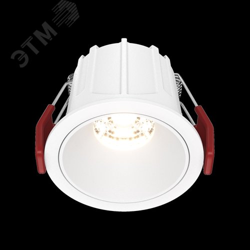 Светильник встраиваемый Downlight Alfa LED 3000K 10Вт 36 град IP20 CRI90 Белый круглый 52х65мм 500Лм - фото 2