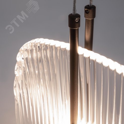 Светильник подвесной Eclipse LED 6W Черный - фото 4