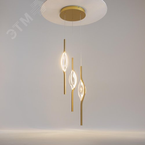 Светильник подвесной Foresight LED 24W Латунь - фото 3