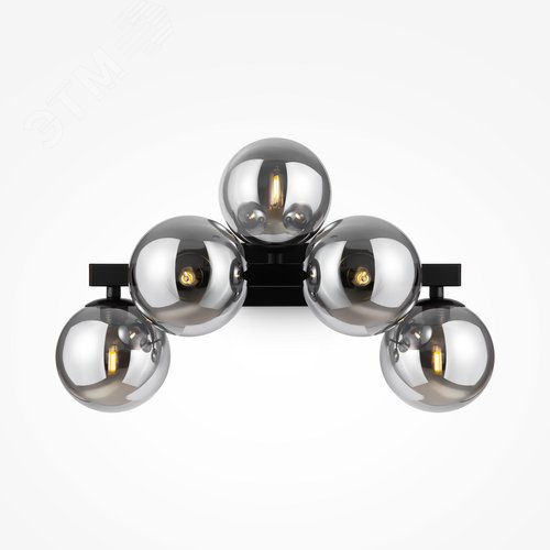 Светильник настенный (бра) Maytoni MOD547WL-05B Черный - фото 4