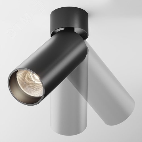 Светильник потолочный FOCUS LED LED 12W Черный - фото 4