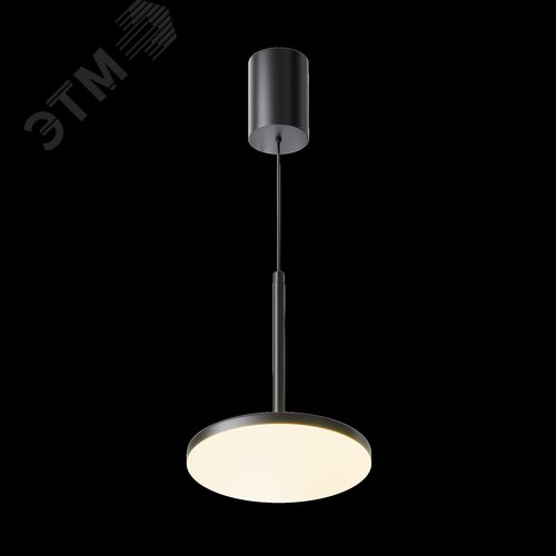 Светильник подвесной Plato LED 12W Черный - фото 3