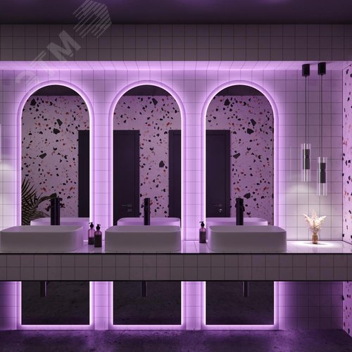 Лента светодиодная 12В 5050 7,2Вт/м RGB 5м IP65 - фото 2