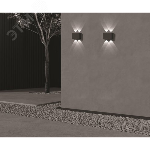 Подсветка архитектурная Outdoor Show IP 54 LED 4W 3000 K Графит - фото 6