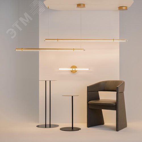 Светильник настенный (бра) Maytoni MOD340WL-L10BS3K Латунь - фото 6