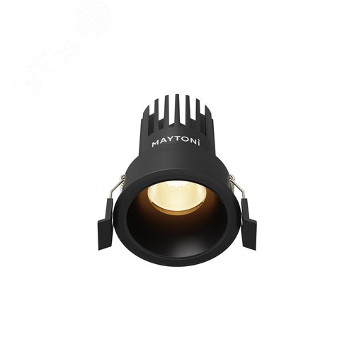 Светильник встраиваемый Dip DL115-10W-2.7K-B Черный - фото 1