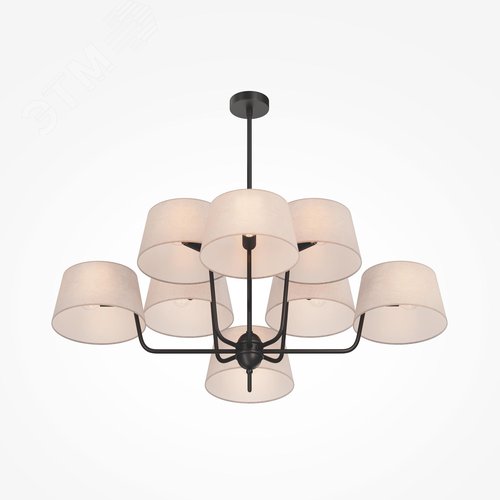 Светильник подвесной Modesto E14х8х40W Черный - фото 5