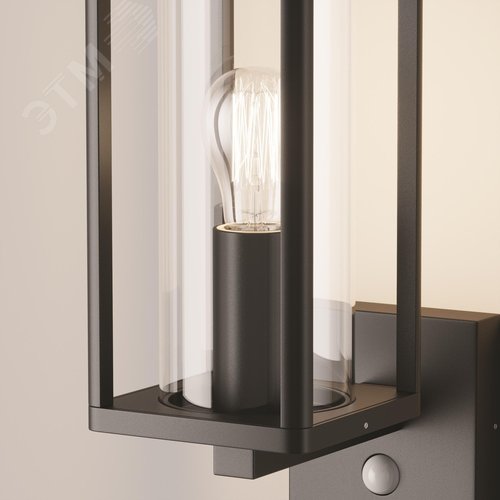 Светильник настенный (бра) Outdoor Cell IP 65 E27х1х15W Графит - фото 4
