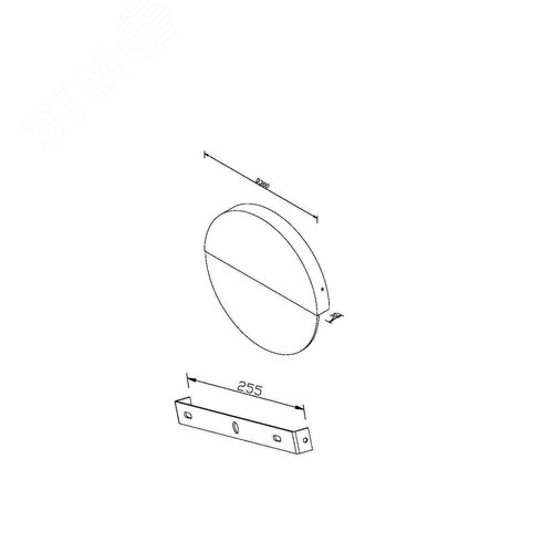 Светильник настенный (бра) Maytoni MOD320WL-L6BS3K1 Латунь - фото 5