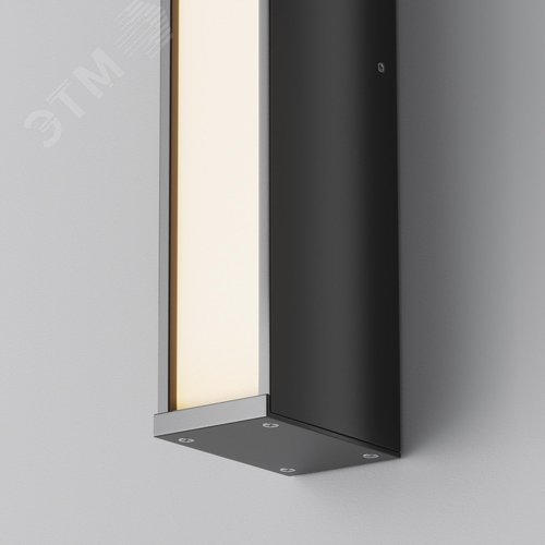 Светильник настенный (бра) Outdoor Corte IP 65 LED 20W 3000 K Черный - фото 6