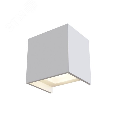 Светильник настенный (бра) Parma LED 3000К 6Вт, IP20, белый, квадрат - фото 3