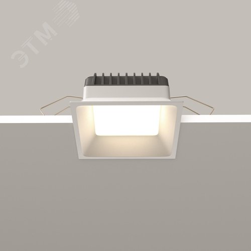 Светильник встраиваемый Okno DL056-12W3-4-6K-W Белый - фото 6