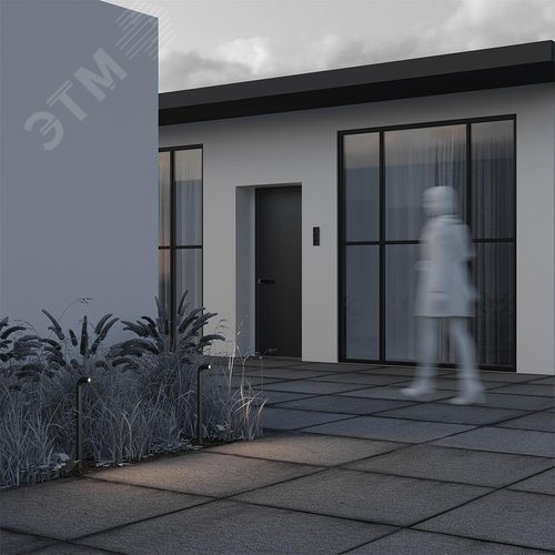 Светильник ландшафтный Outdoor Sleek IP 65 LED 2W 3000 K Графит - фото 5