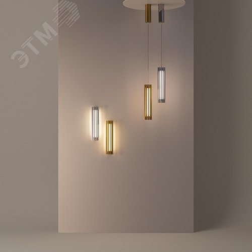 Светильник подвесной Sonata LED 12W Хром - фото 6