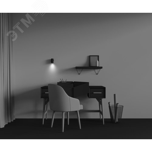 Светильник настенный (бра) Technical C106WL-01-GU10-B Черный - фото 5