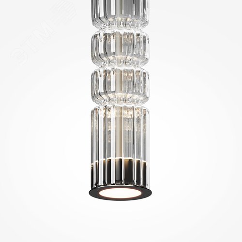 Светильник подвесной Ordo LED 8W Хром - фото 7